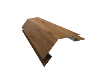 картинка Планка угла внешнего сложного 135 градусов Экобрус Grand Line 0,45 Print Premium Pine Wood Fresh (3м) Центр Кровли