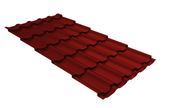 картинка Профиль волновой "Квинта плюс" ("Kvinta plus") 0,45 PE RAL 3011 коричнево-красный Центр Кровли
