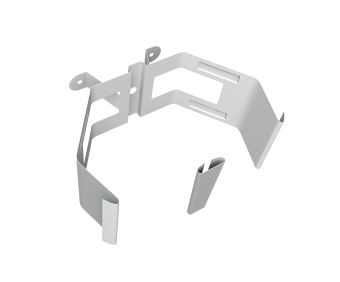 картинка Крепление трубы для гофры на дерево Vortex Lite PE RAL 9006 бело-алюминиевый Центр Кровли