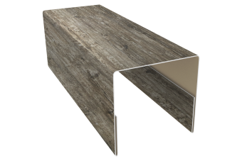 картинка Планка П-образная заборная 20 0,45 Print Elite Nordic Wood TwinColor (3м) Центр Кровли
