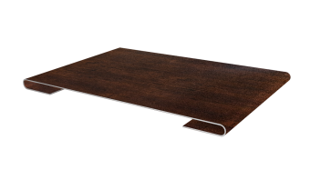 картинка Планка стыковочная 0,45 Print-Double Premium Cherry Wood Dark F (3м) Центр Кровли