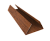 Планка стыковочная составная нижняя 0,45 Print-Double Premium Golden Wood Fresh (2м) Центр Кровли