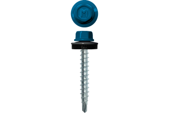 картинка Саморез кровельный Daxmer 4,8х29 (250шт) сверло №1 RAL 5015 Центр Кровли