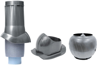 картинка Комплект канализационный Gervent Статик для кровли Каскад изолированный 110/160мм серебристый Центр Кровли