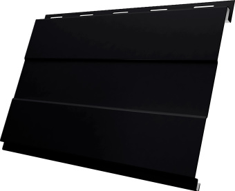 картинка Вертикаль проф Grand Line 0,5 Полидэкстер TwinColor с пленкой RAL 9005 черный Центр Кровли