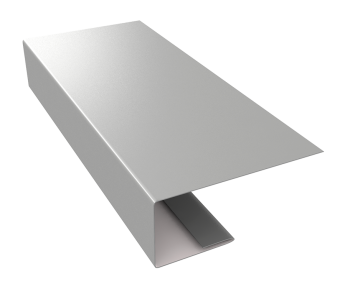 картинка J-Профиль 18мм 0,45 Drap TX RAL 7047 телегрей 4 (2м) Центр Кровли