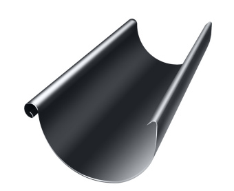 картинка Желоб полукруглый Optima 150мм 3м RAL 7024 Центр Кровли