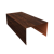 Крышка для забора из сайдинга (Блок-хаус new) 0,45 Print Premium Cherry Wood Dark FTC (3м) Центр Кровли