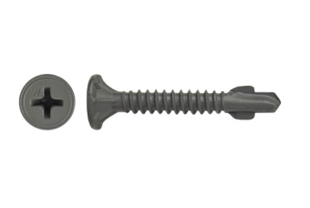 картинка Саморез для фиброцементного сайдинга 4,2х32 (200шт/уп) сталь Центр Кровли