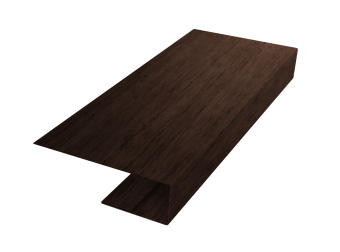 картинка J-Профиль 12мм 0,45 Print-Double Premium Antique Wood (3м) Центр Кровли