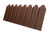 Профнастил C10A фигурный 0,45 Print Elite Choco Wood TwinColor Центр Кровли
