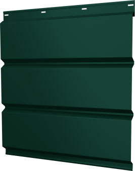 картинка Софит металлический Классик Grand Line без перфорации 0,4 PE с пленкой RAL 6005 зеленый мох Центр Кровли