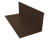 Планка примыкания 130х160мм 0,5 Drap TX RAL 8017 шоколад (2м) Центр Кровли