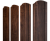 Штакетник Круглый фигурный 0,45 Print-Double Premium Cherry Wood Fresh Центр Кровли
