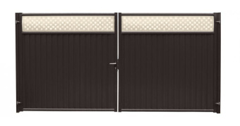 картинка Ворота Estet Plus 2,0х3,6 RR 32/1013 Центр Кровли