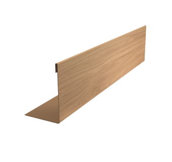 картинка Нащельник 125 Texas 25х35 0,45 Print Elite Honey Wood TwinColor (L1,5) Центр Кровли