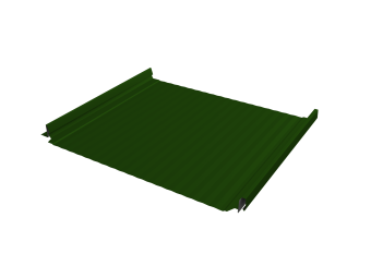 фото Кликфальц Pro Gofr Grand Line 0,45 PE с пленкой на замках RAL 6002 лиственно-зеленый Центр Кровли картинка Кликфальц Pro Gofr Grand Line 0,45 PE с пленкой на замках RAL 6002 лиственно-зеленый Центр Кровли