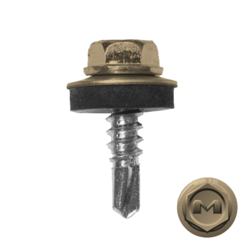 фото Саморез по металлу Daxmer 5,5х19 (250шт) сверло №3 RAL 1014 Центр Кровли картинка Саморез по металлу Daxmer 5,5х19 (250шт) сверло №3 RAL 1014 Центр Кровли