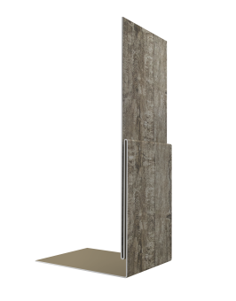 картинка Планка приемная оконная 0,45 Print Elite Nordic Wood TwinColor (3м) Центр Кровли