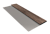 Планка стартовая БХ new 0,45 Print Premium Almond Wood Fresh (2м) Центр Кровли
