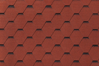 картинка Черепица гибкая RoofShield Фемили Лайт Модерн красный с оттенением Центр Кровли
