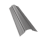 Планка конька фигурного 70x70 0,45 Drap TX RAL 7004 сигнальный серый (2м) Центр Кровли