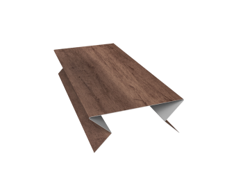 фото Планка угла внешнего составная нижняя 0,45 Print Premium Almond Wood Fresh (2м) Центр Кровли картинка Планка угла внешнего составная нижняя 0,45 Print Premium Almond Wood Fresh (2м) Центр Кровли