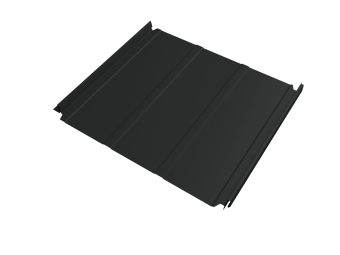 картинка Кликфальц Double Pro Line Grand Line 0,5 Velur X с пленкой на замках RAL 7016 антрацитово-серый Центр Кровли