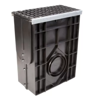 картинка Пескоуловитель пластиковый Aquastok Profi DN200 E600 комплект 500х260х616 (12067) Центр Кровли