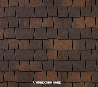 фото Черепица гибкая RoofShield Премиум Эстейт сибирский кедр Центр Кровли картинка Черепица гибкая RoofShield Премиум Эстейт сибирский кедр Центр Кровли