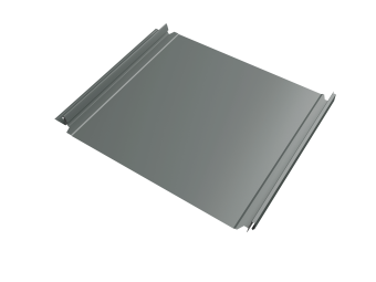 картинка Кликфальц Double Pro Grand Line 0,45 PE с пленкой на замках RAL 7005 мышино-серый Центр Кровли