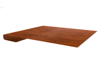 картинка Планка завершающая 0,45 Print-Double Premium Golden Wood Fresh (3м) Центр Кровли