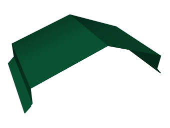 фото Парапетная крышка угольная 250мм 0,45 PE-Double с пленкой RAL 6005 зеленый мох (3м) Центр Кровли картинка Парапетная крышка угольная 250мм 0,45 PE-Double с пленкой RAL 6005 зеленый мох (3м) Центр Кровли