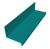 Планка примыкание нижнее к трубе для Кликфальц Pro 0,45 PE с пленкой RAL 5021 водная синь (2м) Центр Кровли
