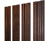 Штакетник Twin с прямым резом 0,45 Print Premium Cherry Wood Fresh TwinColor Центр Кровли