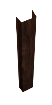 картинка Крепежная планка нижняя Texas 0,45 Print Elite Cherry Wood TwinColor (1,8м) Центр Кровли