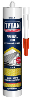фото Герметик Tytan Professional Neutral PRO силиконовый нейтральный 280мл белый Центр Кровли картинка Герметик Tytan Professional Neutral PRO силиконовый нейтральный 280мл белый Центр Кровли