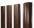 Штакетник П-образный A с прямым резом 0,4 Print Premium Antique Wood TwinColor Центр Кровли
