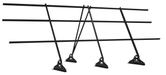 картинка Ограждение кровельное на фальц Grand Line 1,2х3 RAL 7016 Центр Кровли