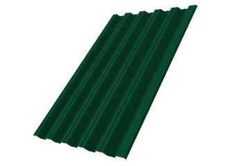 картинка Профнастил НС35R 0,5 Satin Matt RAL 6005 зеленый мох Центр Кровли