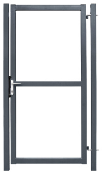 картинка Калитка Colority Zinc Lock 2,0х1 RAL 7024 Центр Кровли