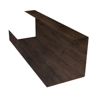 картинка Планка угла внутреннего составная нижняя 0,45 Print-Double Premium Antique Wood (3м) Центр Кровли