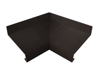 фото Угол отлива внутренний 50 0,45 Print Elite с пленкой Coffee Wood TwinColor Центр Кровли картинка Угол отлива внутренний 50 0,45 Print Elite с пленкой Coffee Wood TwinColor Центр Кровли