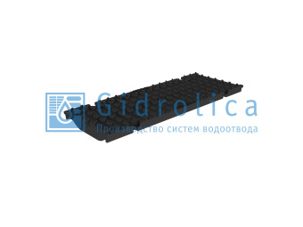 картинка Решетка водоприемная Gidrolica Super РВ -15.19.50 - щелевая чугунная ВЧ, кл. E600 (50159E) Центр Кровли