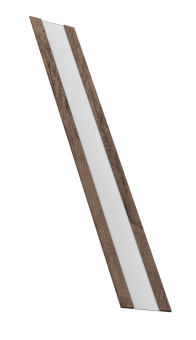 картинка Крепежная планка жалюзи Milan, Milan Slim, Tokyo 0,45 Print Premium Almond Wood Fresh (3м) Центр Кровли