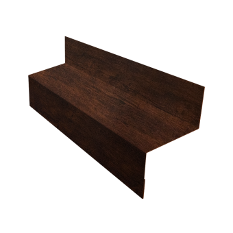 фото Отлив межэтажный 45 0,4 Print Premium Cherry Wood Dark FTC (2м) Центр Кровли картинка Отлив межэтажный 45 0,4 Print Premium Cherry Wood Dark FTC (2м) Центр Кровли