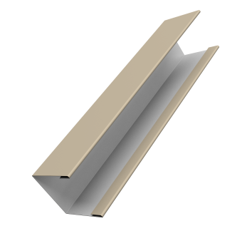 картинка Крышка жалюзи Milan Slim 0,45 PE RAL 1015 светлая слоновая кость (3м) Центр Кровли