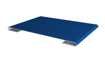 картинка Планка стыковочная 0,5 Satin с пленкой RAL 5005 сигнальный синий (3м) Центр Кровли
