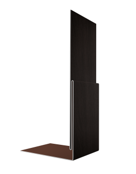 картинка Планка приемная оконная 0,45 Print Elite Coffee Wood TwinColor (3м) Центр Кровли