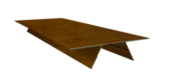 картинка Планка стыковочная составная верхняя 0,45 Print-Double Premium Golden Wood Intense F (3м) Центр Кровли